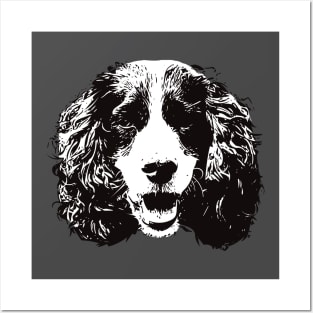 English Springer Spaniel - Springer Spaniel Christmas Gifts Posters and Art